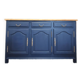 Old sideboard restyled midnight blue