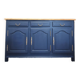 Old sideboard restyled midnight blue