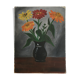 Tableau ancien bouquet de marguerites