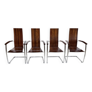 ensemble vintage de quatre - massif chaises