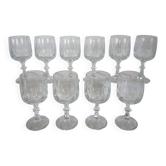10 Tarentula glasses in crystal by Schott Zwiesel