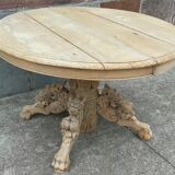 Oval oak table