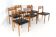 Set of 5 + 1 dining chairs 'Give' danish design