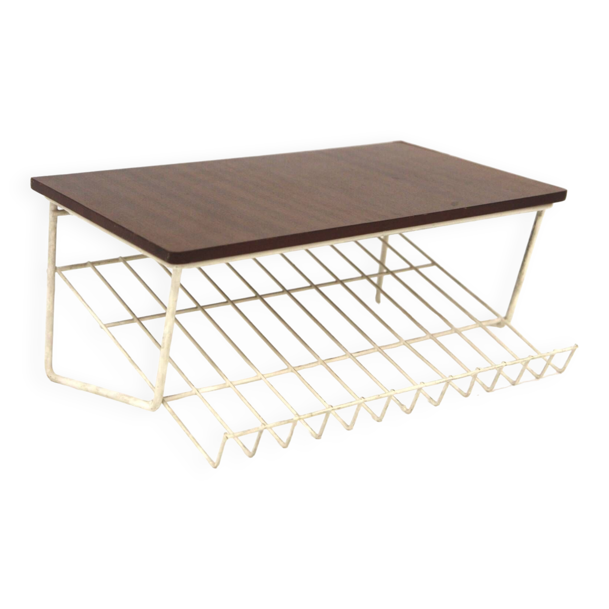 Mahogany wall shelf, Sweden, 1950