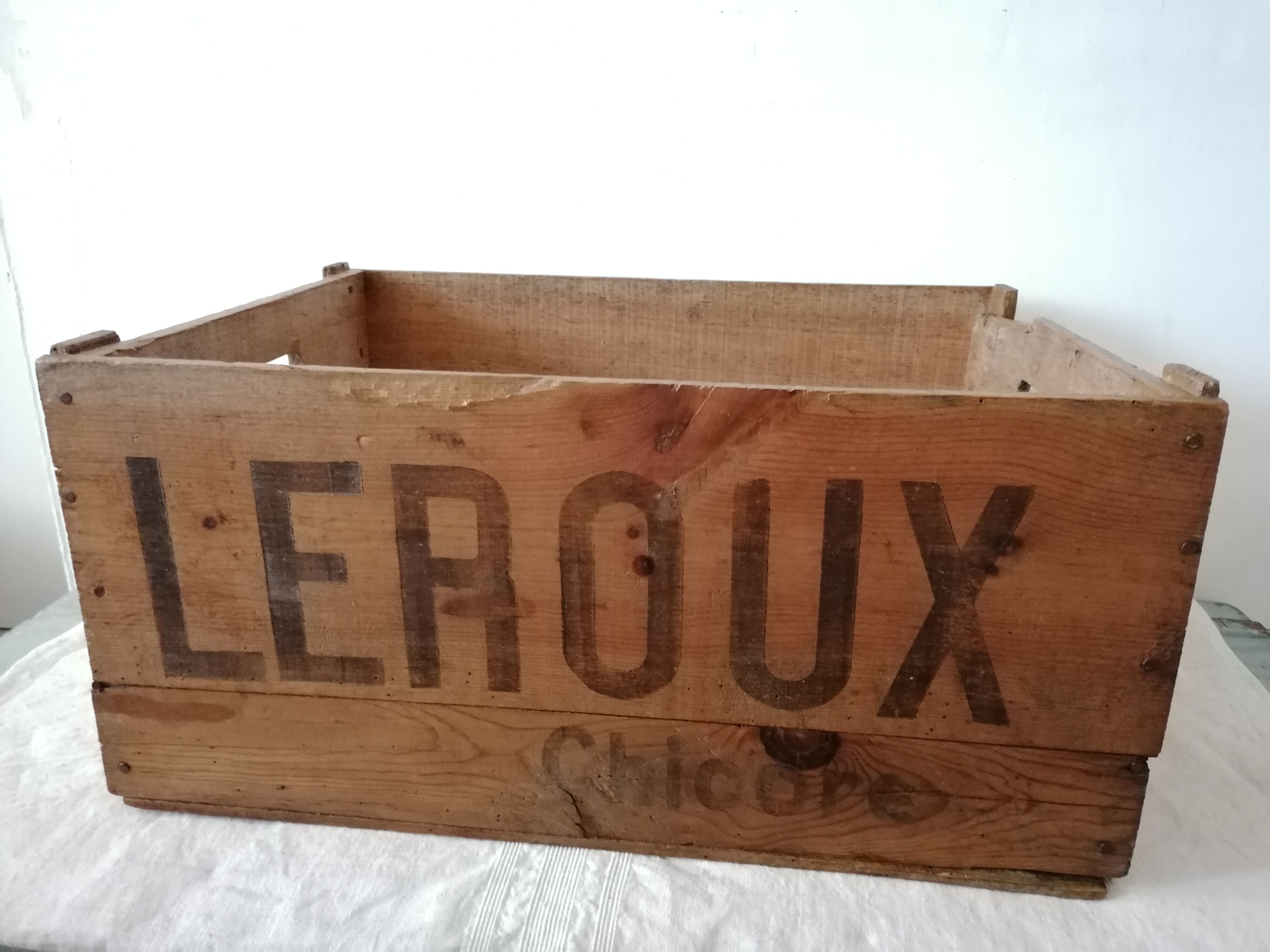 Wooden box Chicorée Leroux