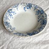 Deep earthenware dish "Campanule" Saint Amand et Hamage