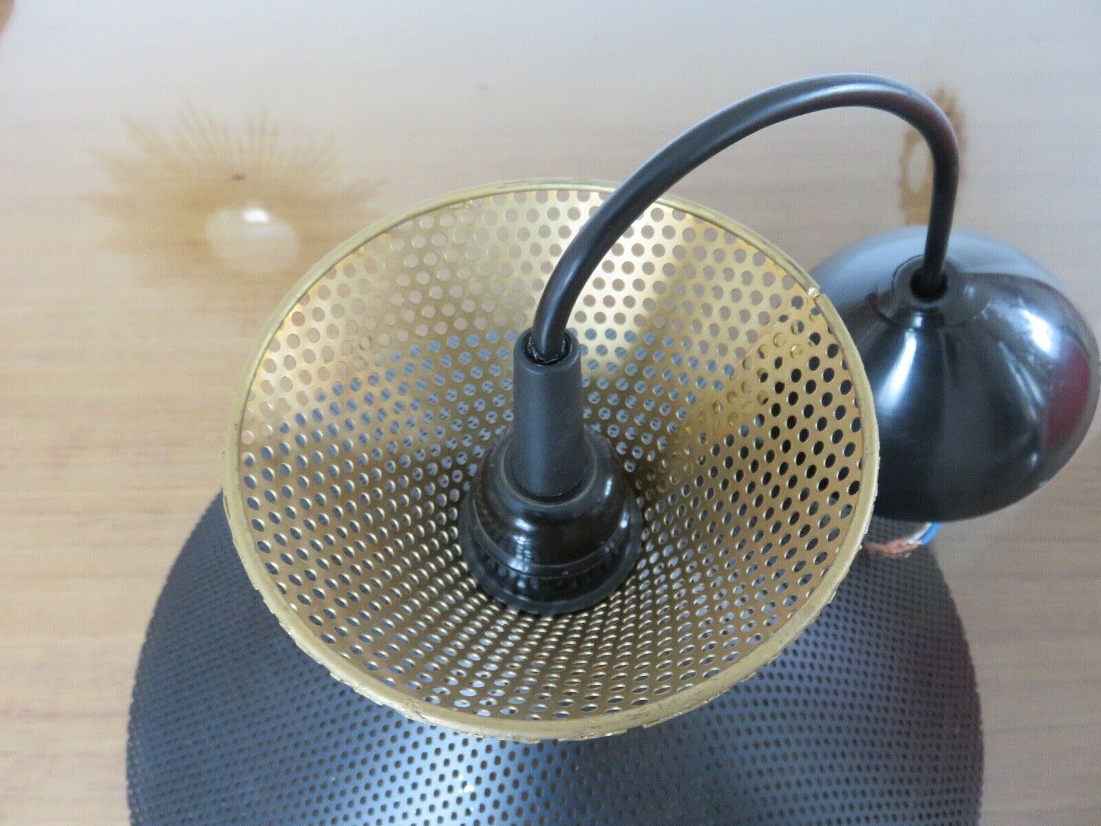 Hanging Diabolo perforated metal 60s 70s