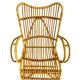 Fauteuil en rotin vintage Marlène