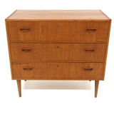 Scandinavian teak chest of drawers, Sweden, 1960