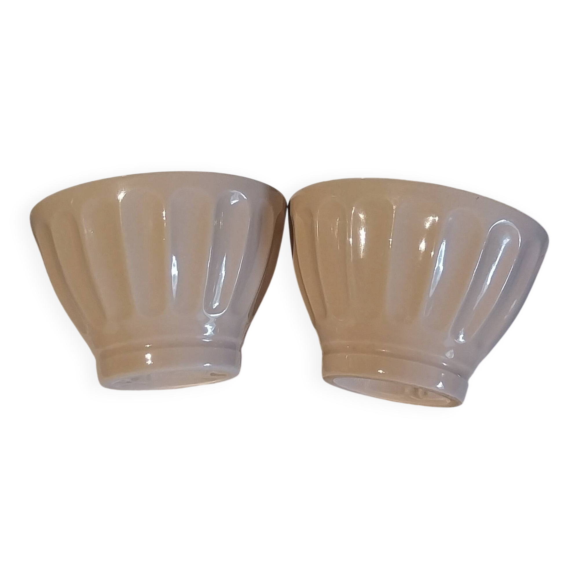 Old small earthenware bowls
