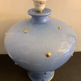 Cracked lamp foot, Longwy enamel Recollets, Beads model