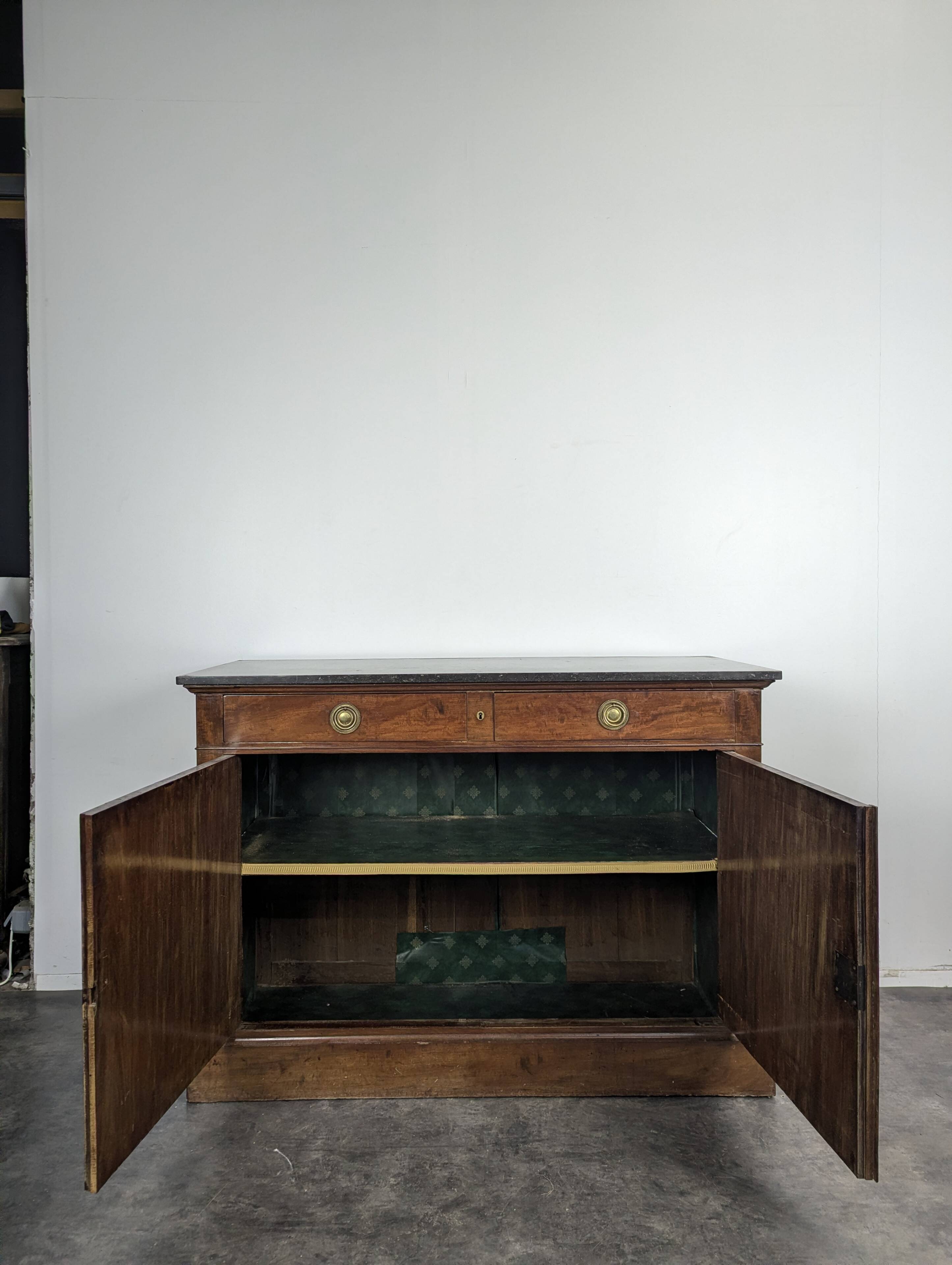 Louis Philippe two-door buffet in mahogany