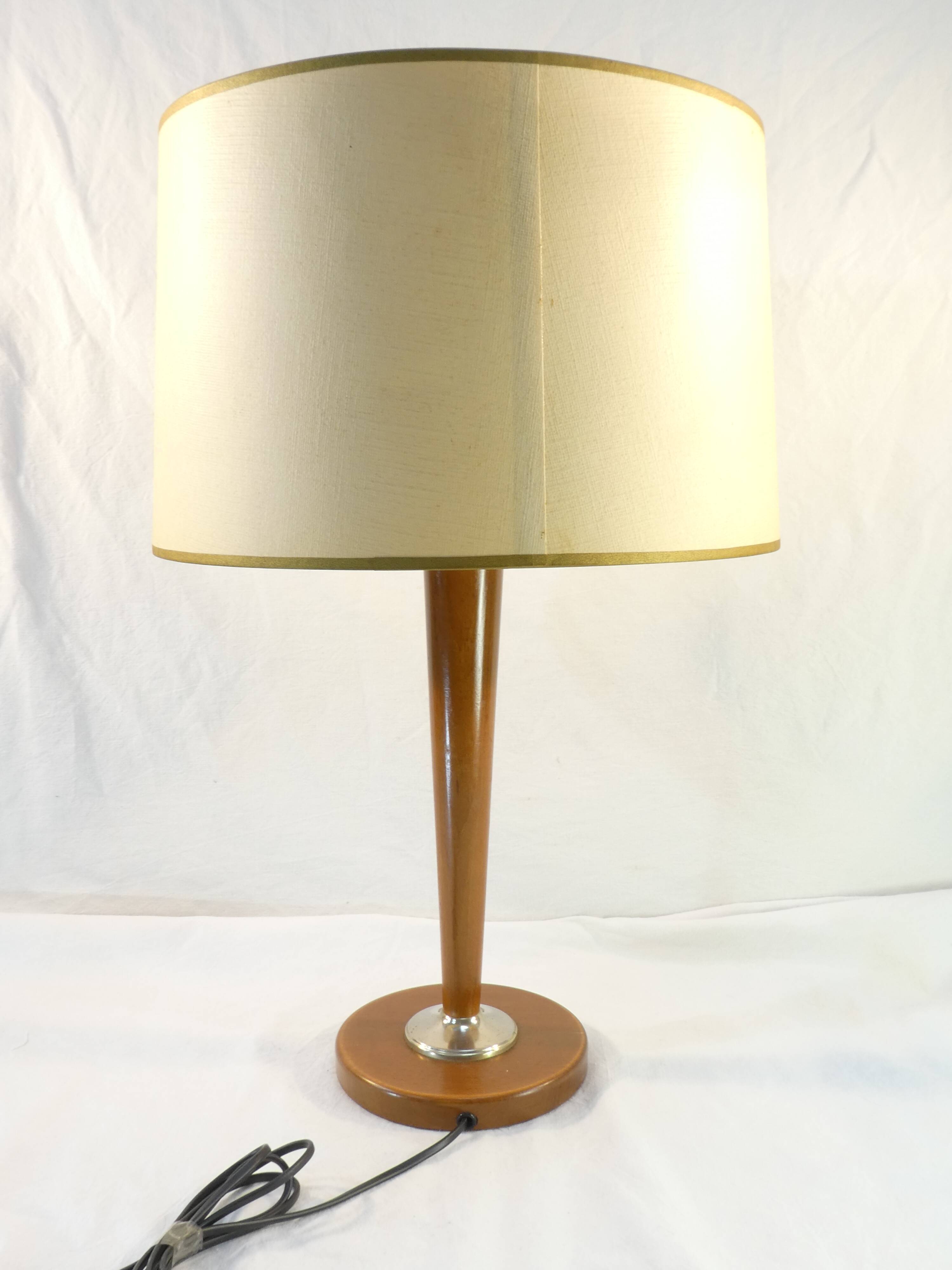 Mazda style lum desk lamp in box and chrome metal