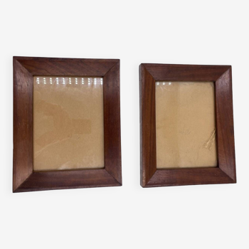 Duo of wooden frames