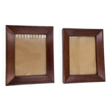 Duo of wooden frames