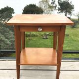 Side wooden side table