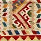 Shiraz, handcrafted persian kilim rugs warm colors