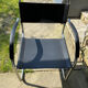 Chaise cuir et chrome