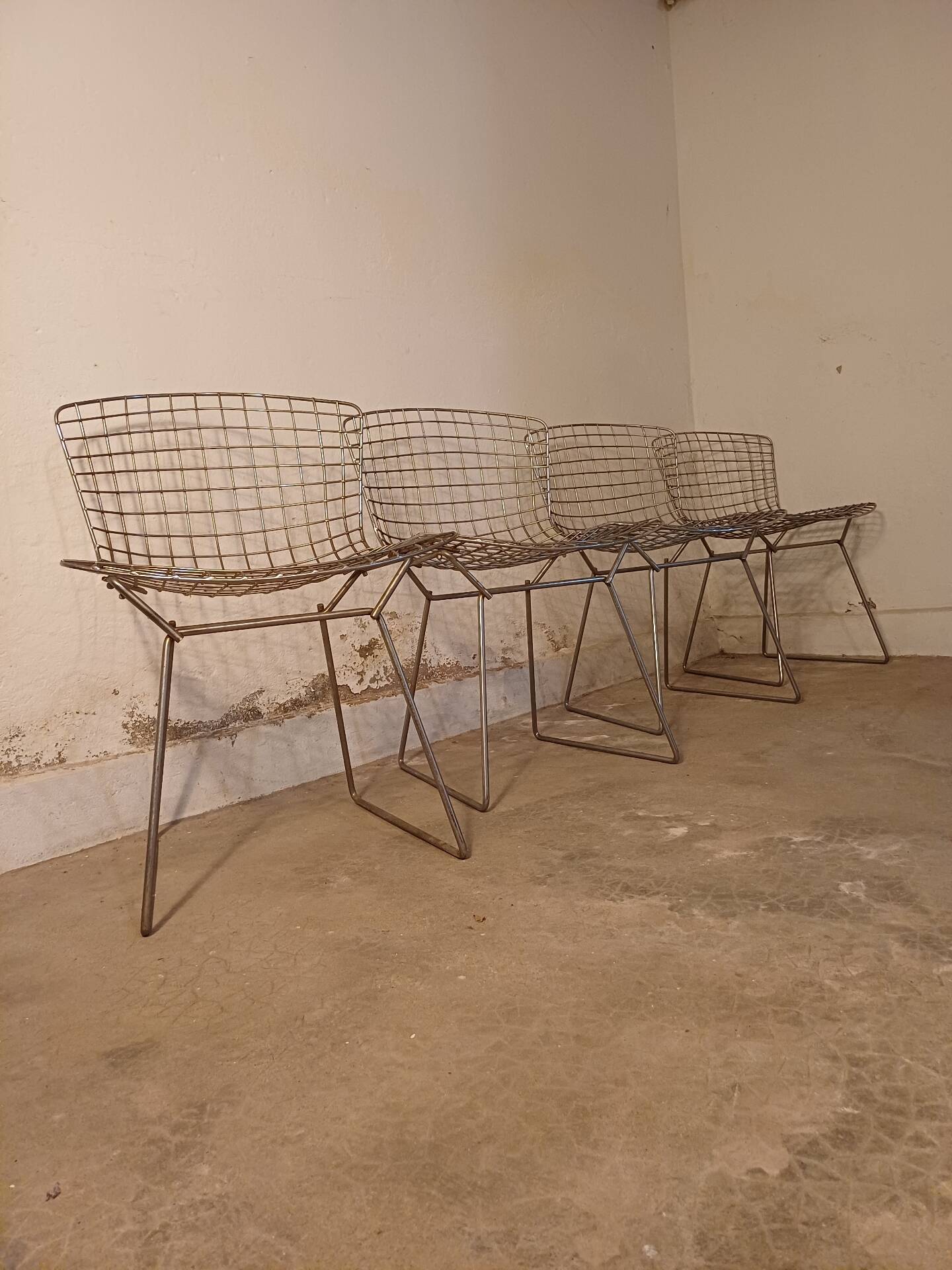 Série de 4 chaises Harry Bertoia