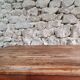Small cabinet made of raw wood