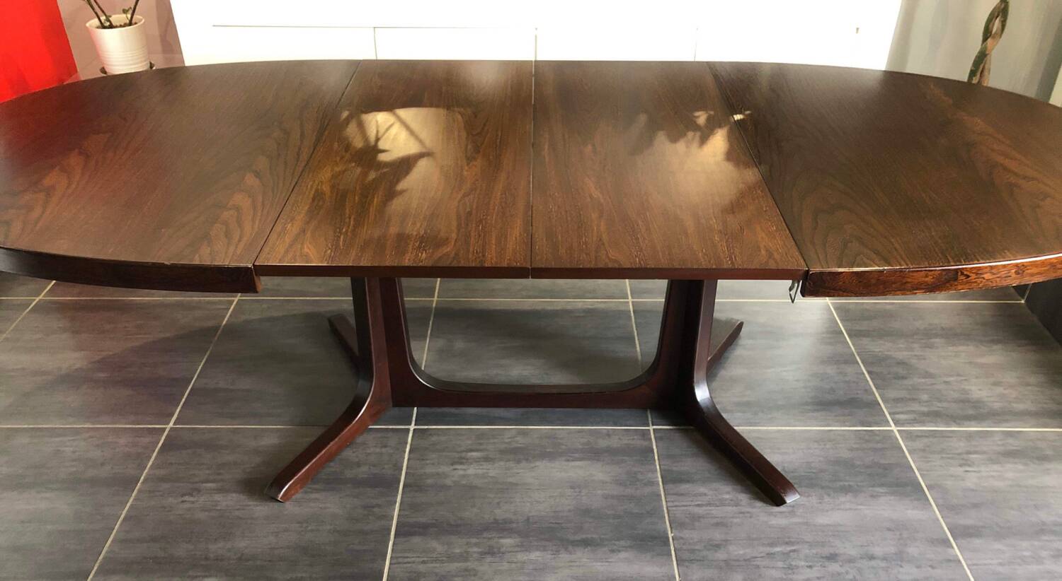 Vintage Baumann extendable table 1970s