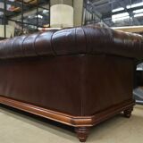 Chesterfield leather sofa