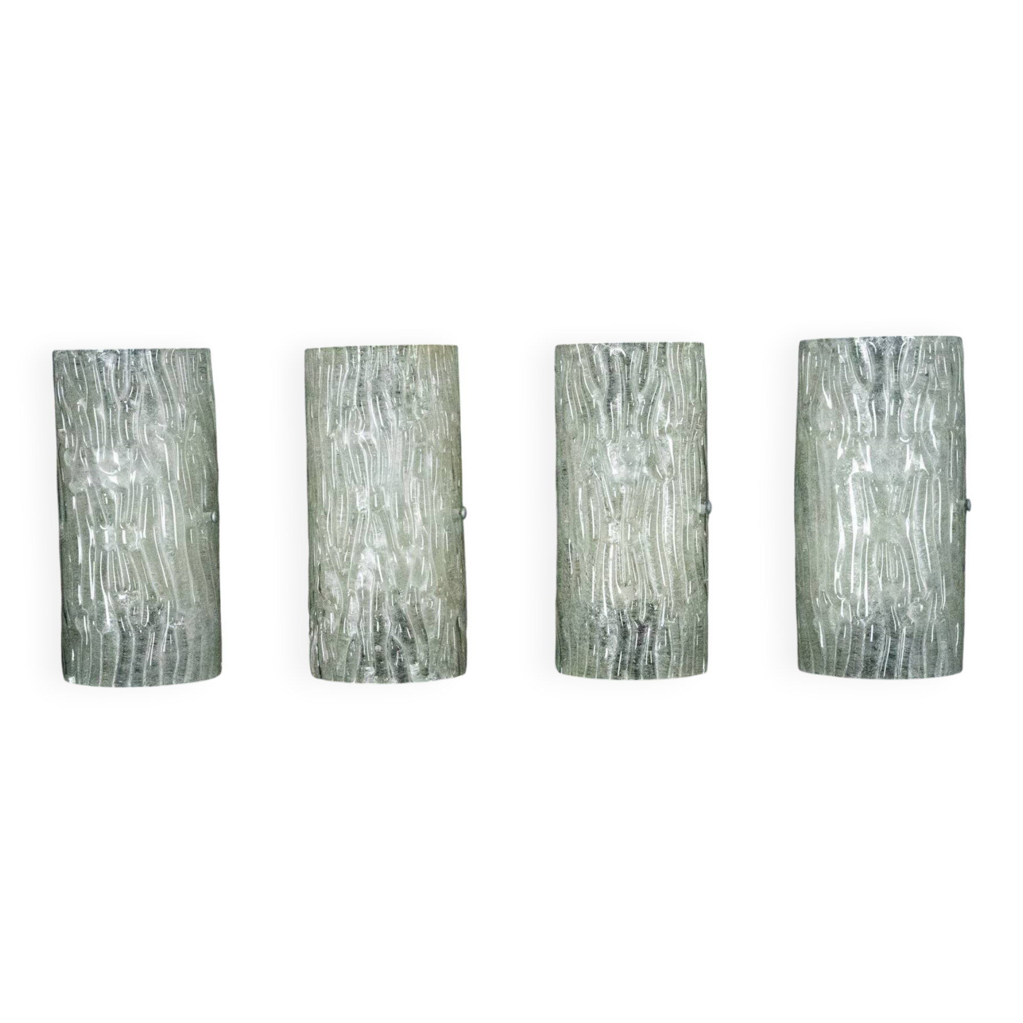 60s Toni Zuccheri Venini Murano glass sconces, horizontal or vertical.