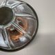 Unique brutalist boom copper and glass wall light by bega lights, germany, 1980s