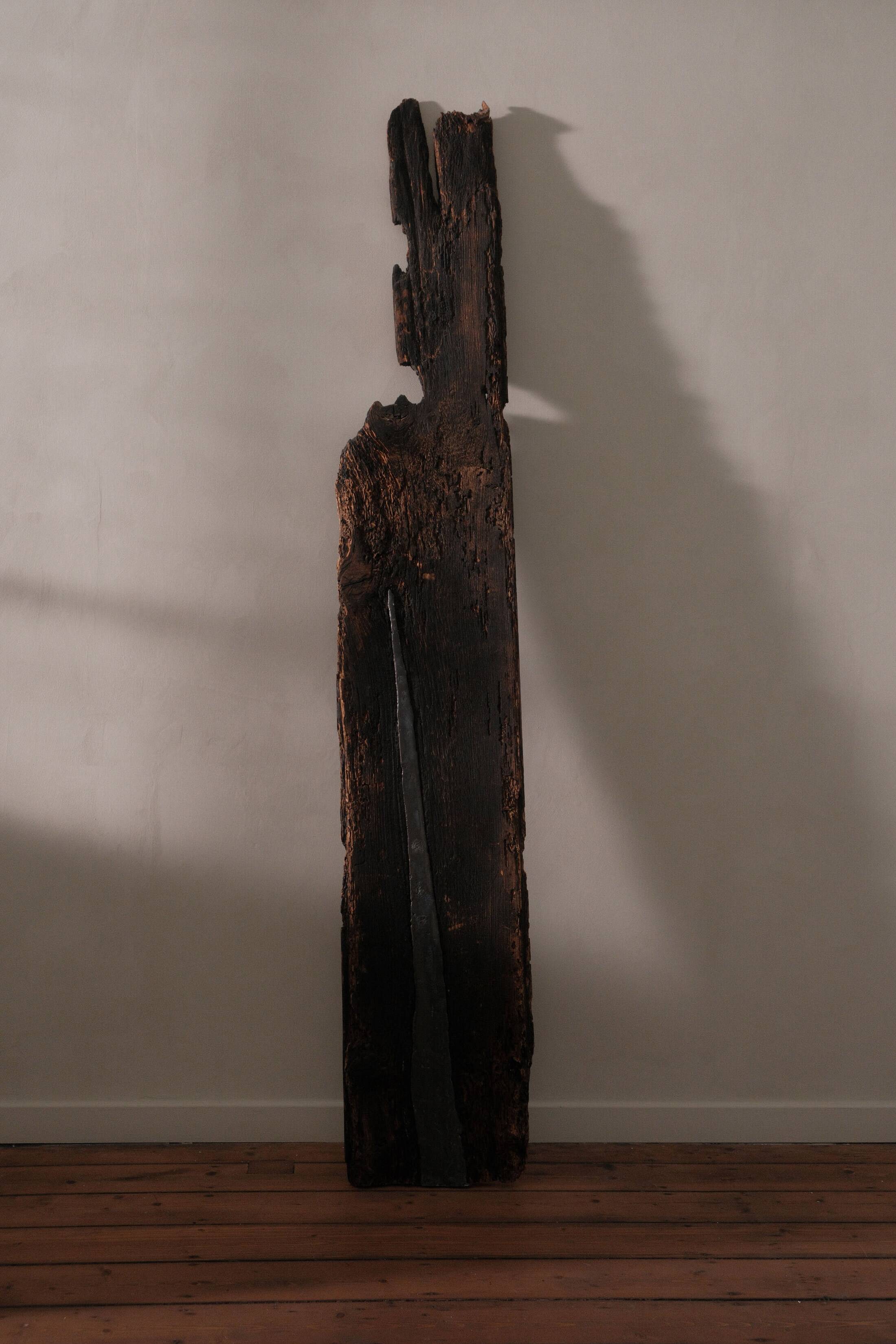 Sculpture in wood and lead