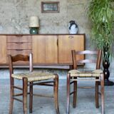 Pair of small Savoyard chairs