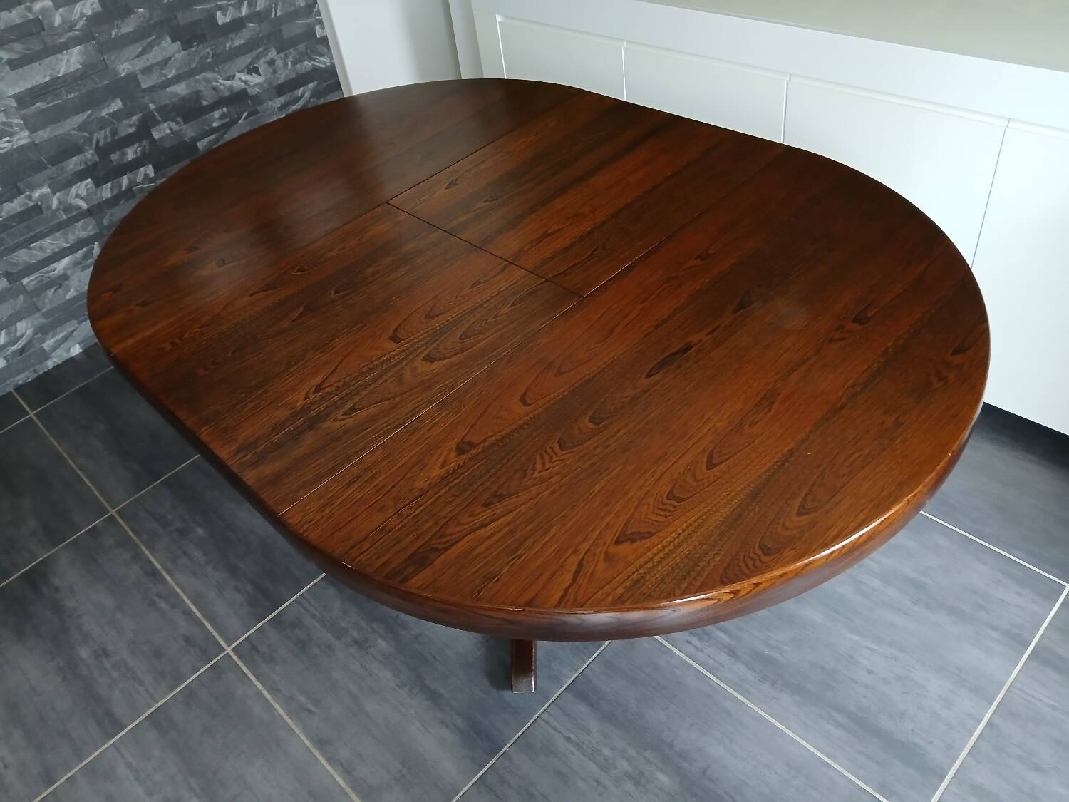 Vintage Baumann extendable table, 1970s