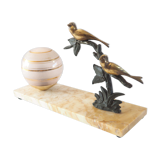 Marble and bronze lamp