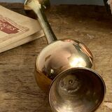 Soliflore, brass vase