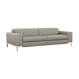 Roche Bobois 3 seater leather sofa