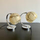 Pair of Art Deco lamps,  1950s