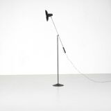 Lampe sur pied en metal et Laiton , France - 1950s