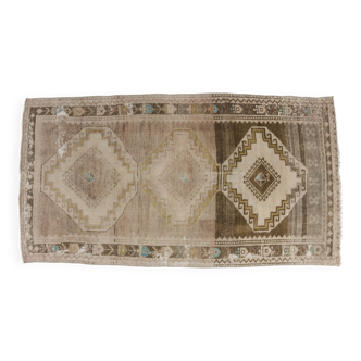 Oushak Brown Handmade Carpet