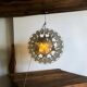 Lustre / lampe murale vintage coquille capiz