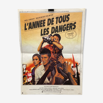 Affiche de cinéma l'année de tous les dangers