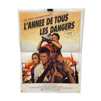 Affiche de cinéma l'année de tous les dangers