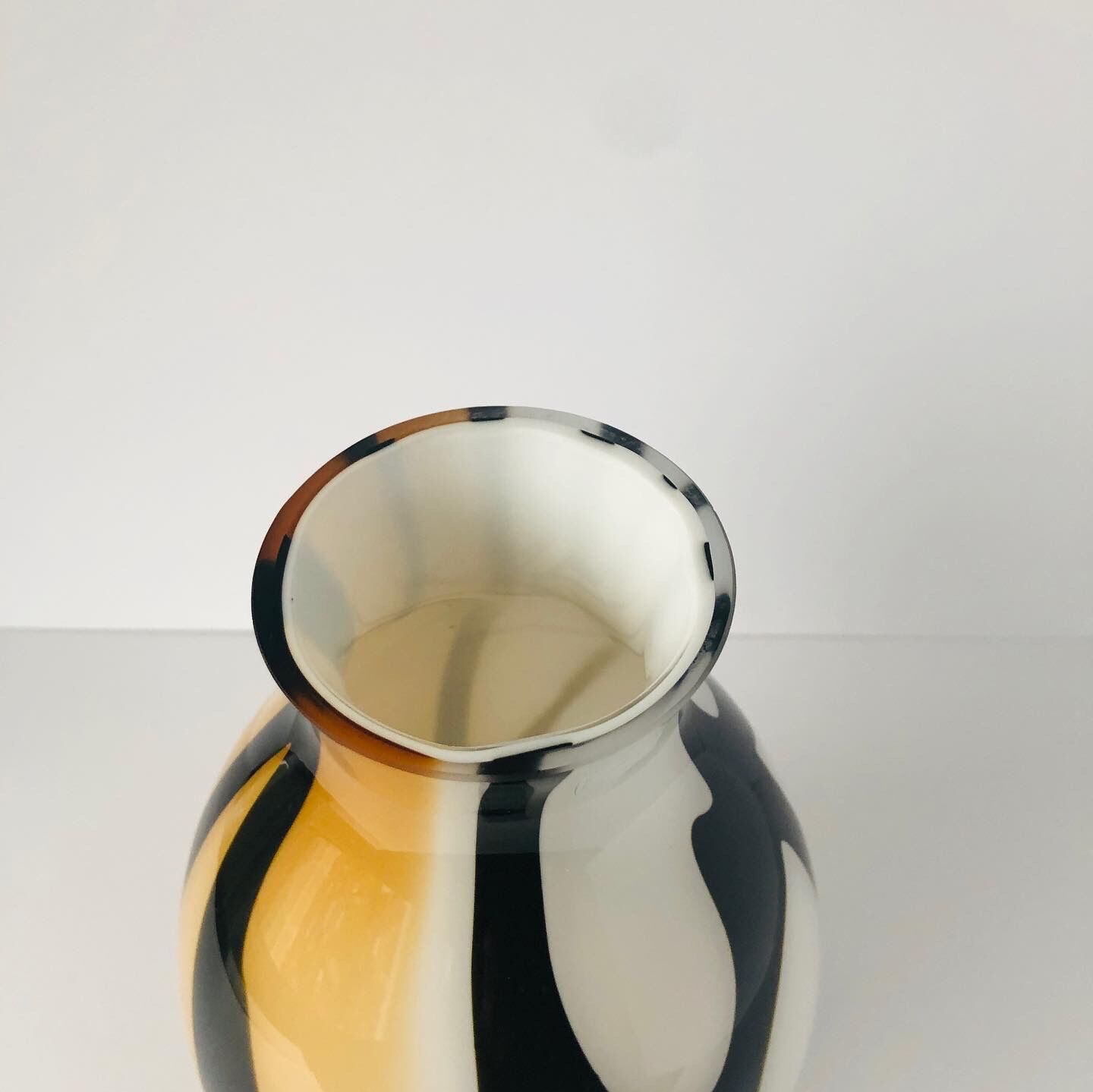 Contemporary blown glass vase