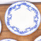 5 assiettes faïence anglaise Cauldon pour le Grand Dépôt