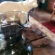 Blown smoked glass pitcher 60-70