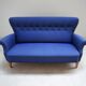 Vintage Scandinavian fabric sofa, Fritz Hansen model 8112