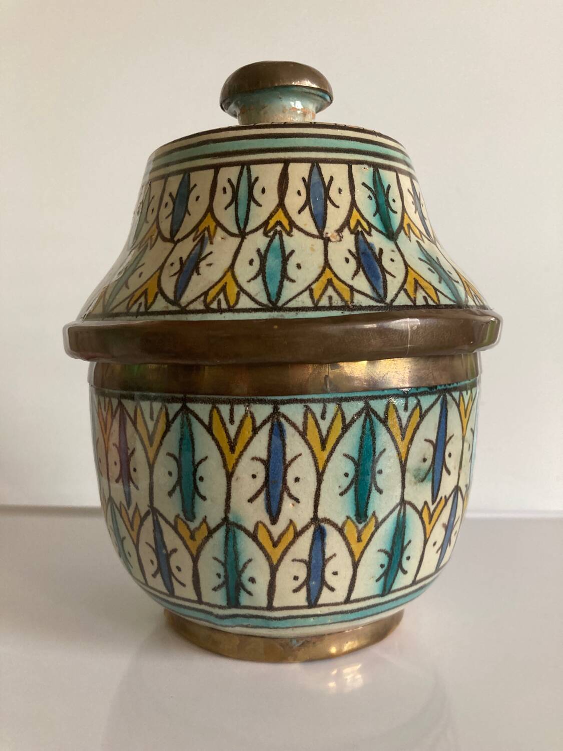 Old Moroccan Jobbana pottery