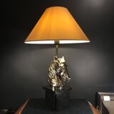 large “Horse” lamp, nickel silver