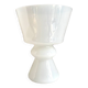 White opaline vase