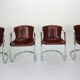 Set of 4 chairs for Cidue, 1970s, Italy