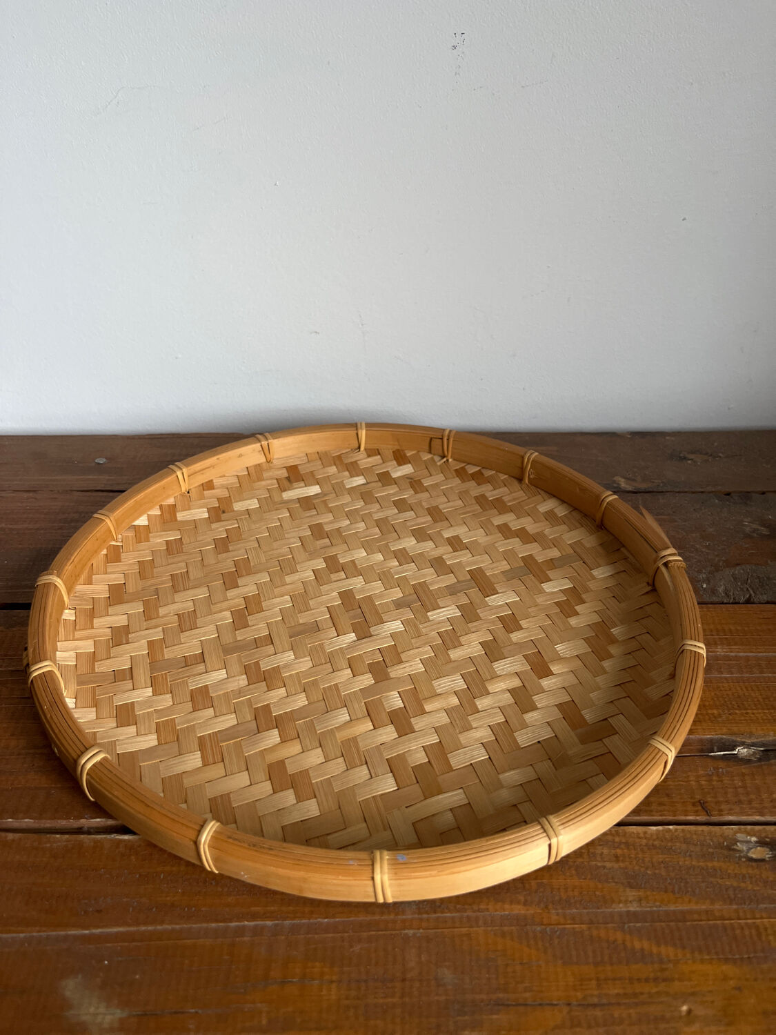 Rattan tray