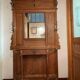 Oak coat rack